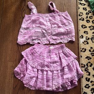 Loveshack fancy tie dye matching set